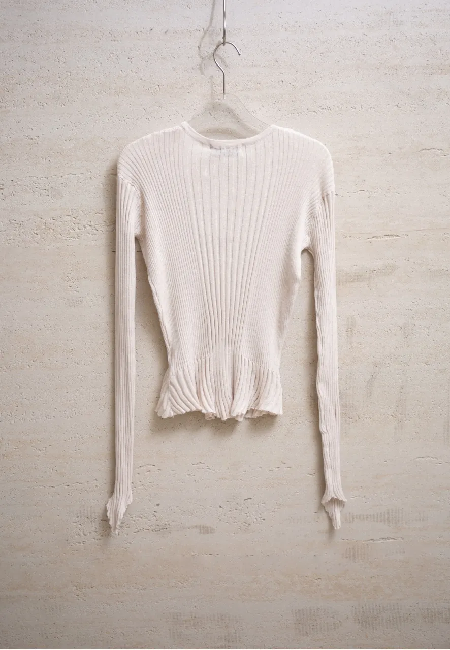 vivienne west wood saturn embroidered round neck buttoned sweater slim fit M L 2 sizes
